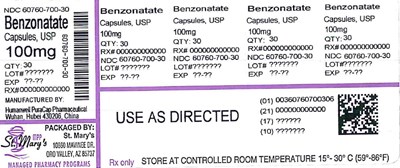 Benz (Benzonatate 60760 700 30)